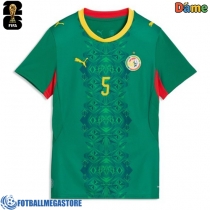 Fotballdrakt Dame Senegal Idrissa Gueye #5 Bortedrakt VM 2026 Kortermet